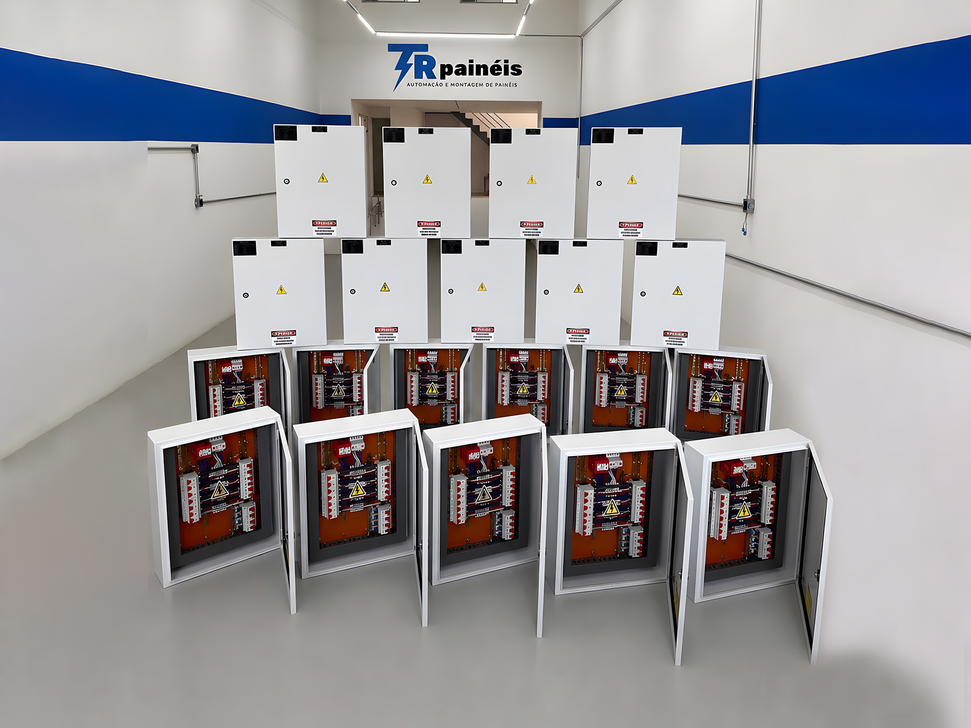 Painel elétrico industrial premium